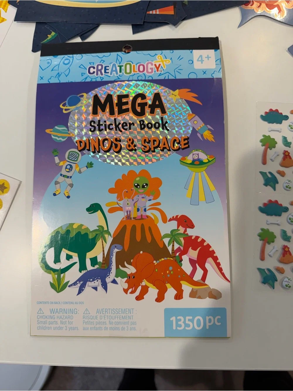 Large Bundle Dinosaur, summer fun, & Star stickers